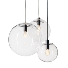 Replica selene glass pendant lamp by Sandra Lidner