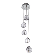 Mizu crystal drop pendant lamp by Terzani