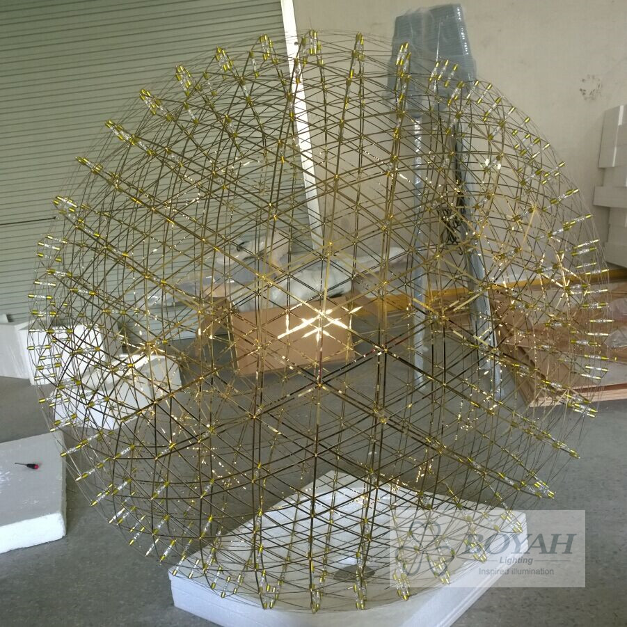 replica Moooi raimond suspension lamp gold color